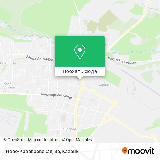 Карта Ново-Караваевская, 8а