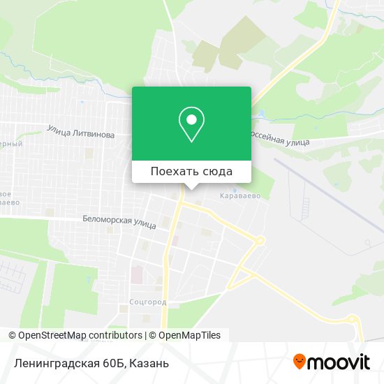 Карта Ленинградская 60Б