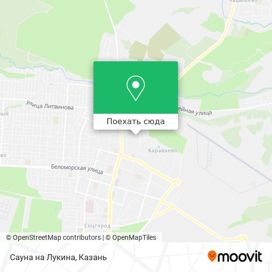 Карта Сауна на Лукина