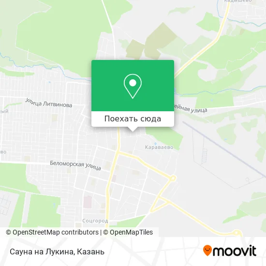 Карта Сауна на Лукина