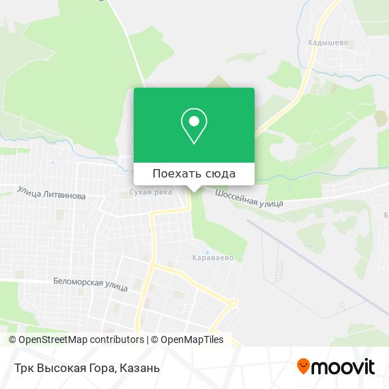 Карта Трк Высокая Гора