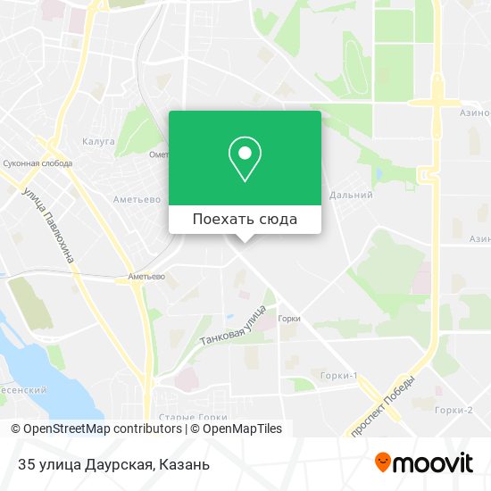 Карта 35 улица Даурская