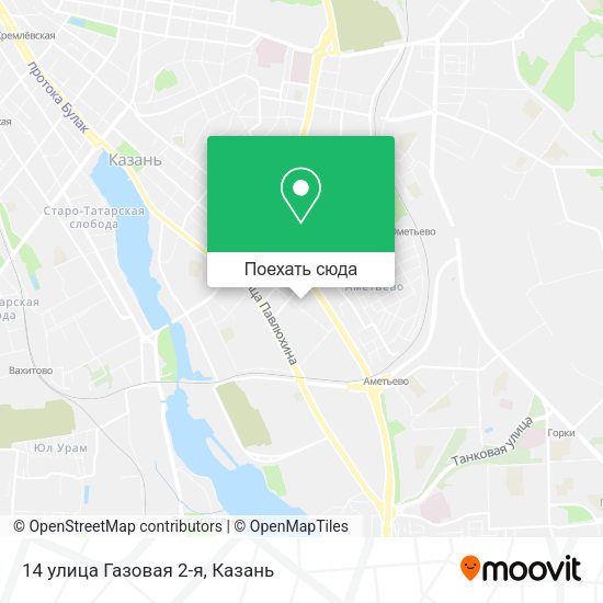 Карта 14 улица Газовая 2-я