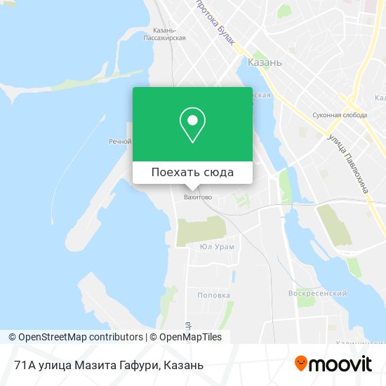 Карта 71А улица Мазита Гафури