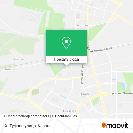 Карта Х. Туфана улица