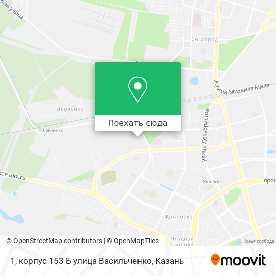 Карта 1, корпус 153 Б улица Васильченко