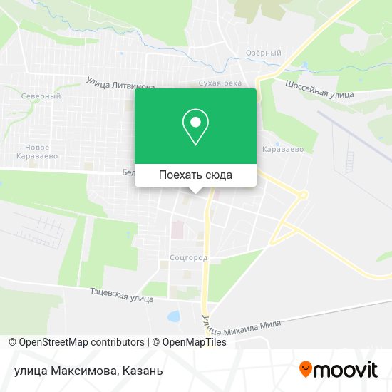 Карта улица Максимова