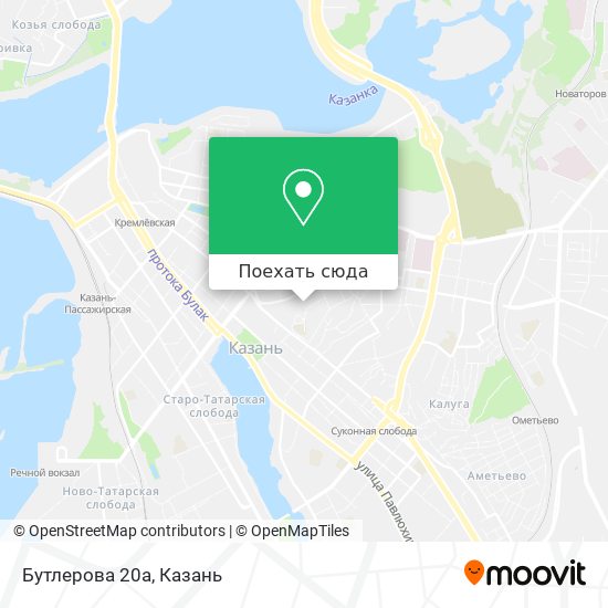 Бутлерова 29 казань карта