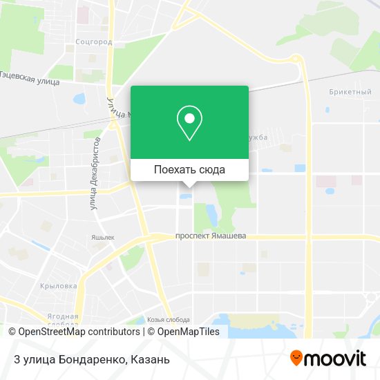 Карта 3 улица Бондаренко