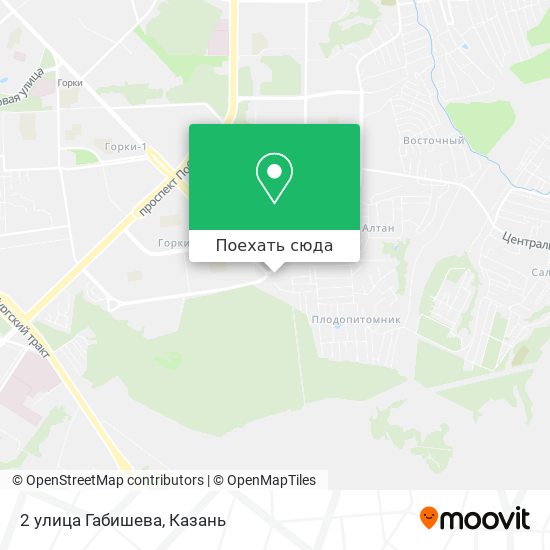 Карта 2 улица Габишева