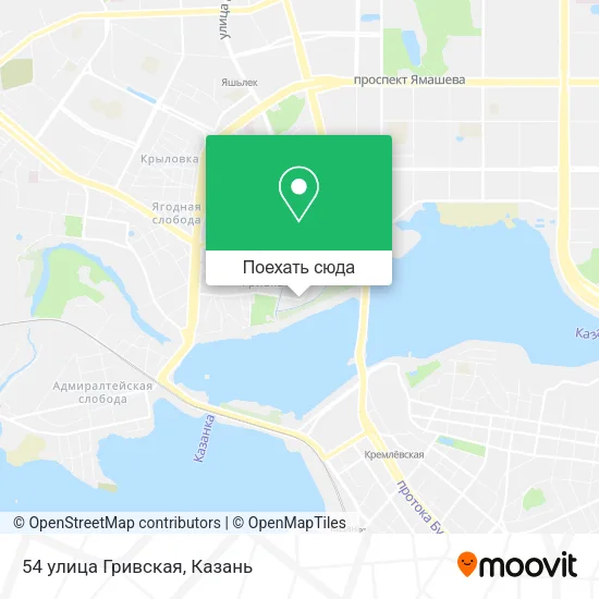 Карта 54 улица Гривская