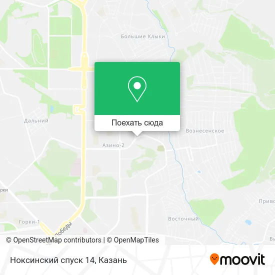 Карта Ноксинский спуск 14