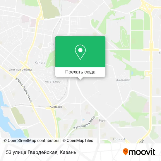 Карта 53 улица Гвардейская