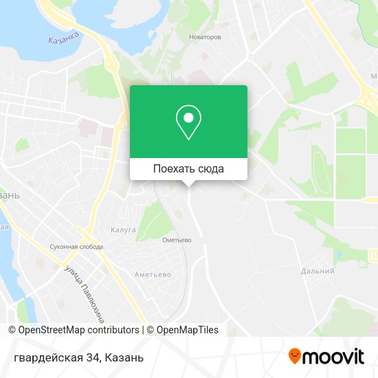 Карта гвардейская 34