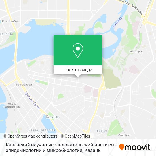 Карта Казанский научно-исследовательский институт эпидемиологии и микробиологии