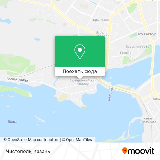 Карта Чистополь