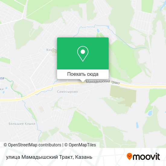 Карта улица Мамадышский Тракт