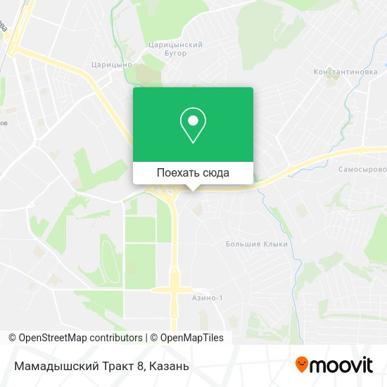 Карта Мамадышский Тракт 8