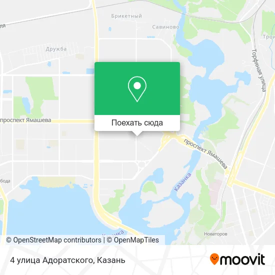 Карта 4 улица Адоратского