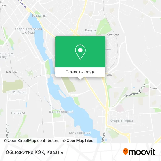 Карта Общежитие КЭК