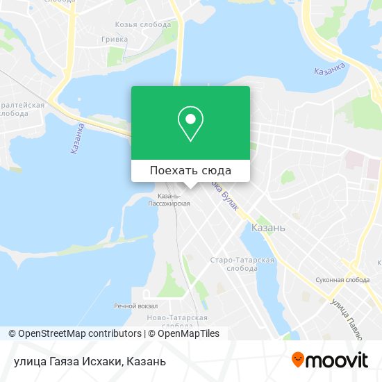 Карта улица Гаяза Исхаки
