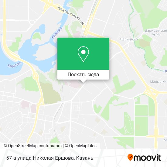 Карта 57-а улица Николая Ершова