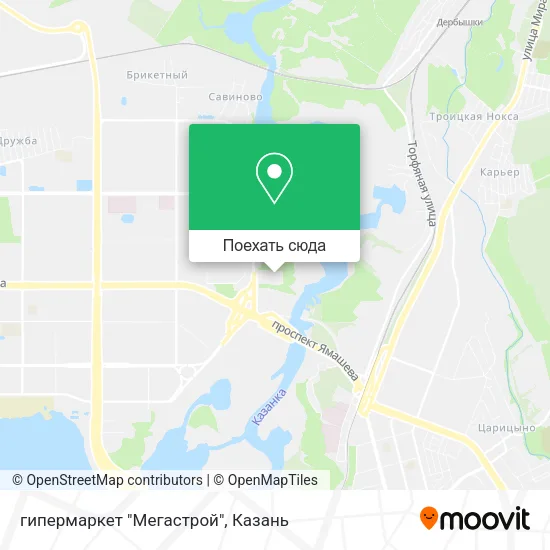 Карта гипермаркет "Мегастрой"