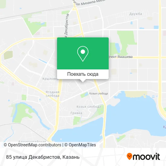 Карта 85 улица Декабристов