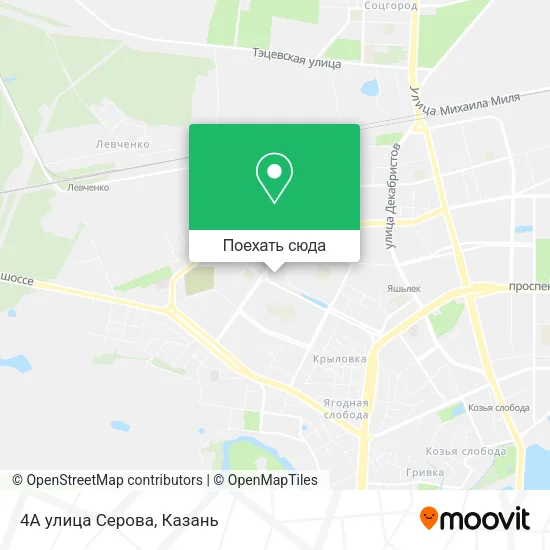 Карта 4А улица Серова