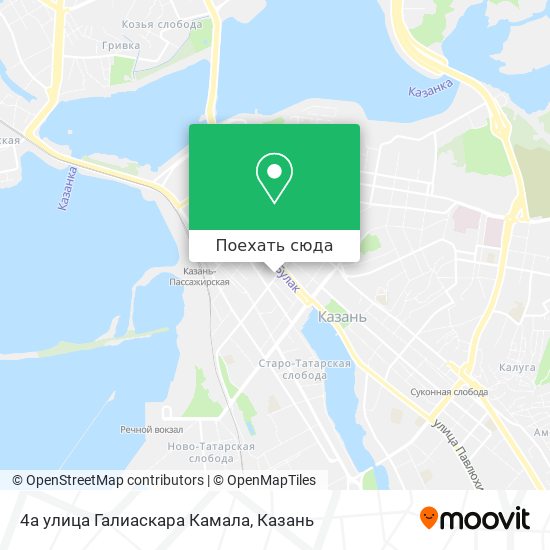 Карта 4а улица Галиаскара Камала