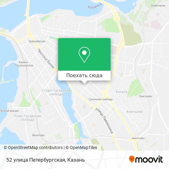 Карта 52 улица Петербургская