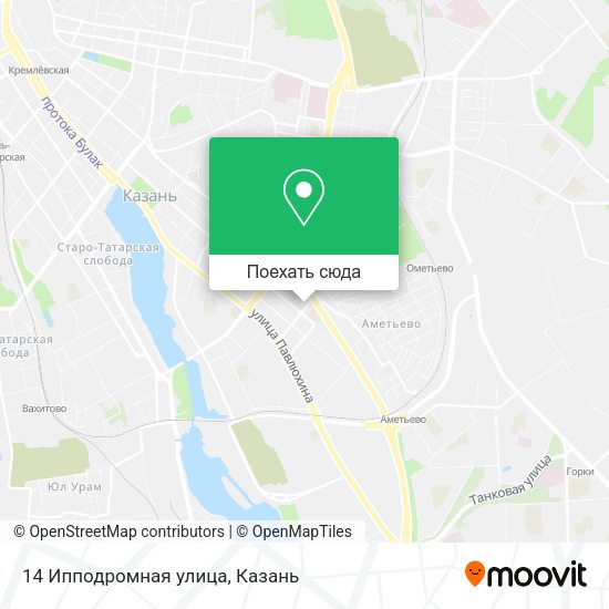Карта 14 Ипподромная улица