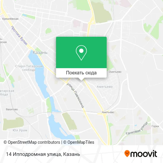 Карта 14 Ипподромная улица