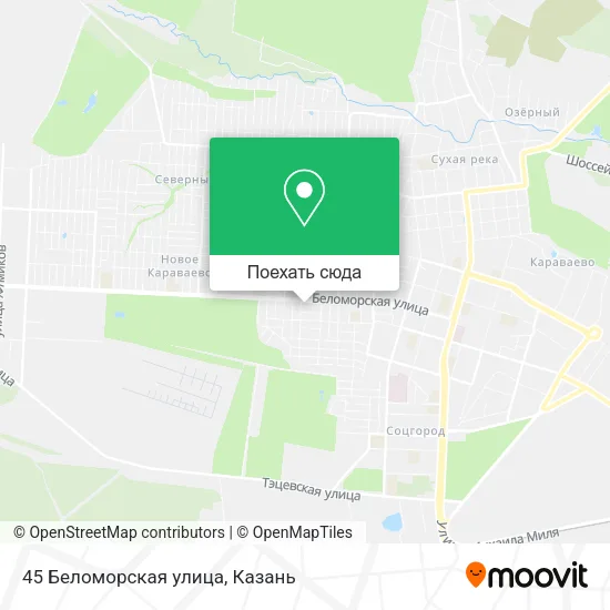Карта 45 Беломорская улица