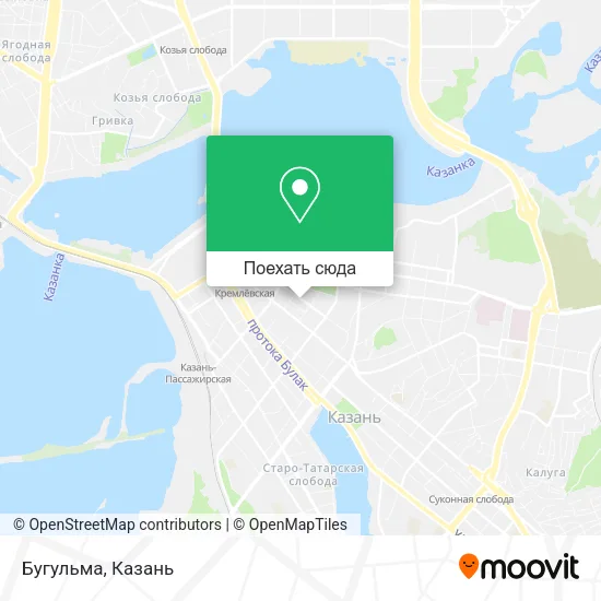 Карта Бугульма