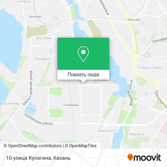 Карта 10 улица Кулагина