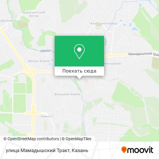 Карта улица Мамадышский Тракт