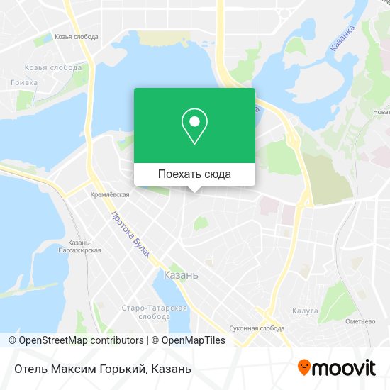 Карта Отель Максим Горький