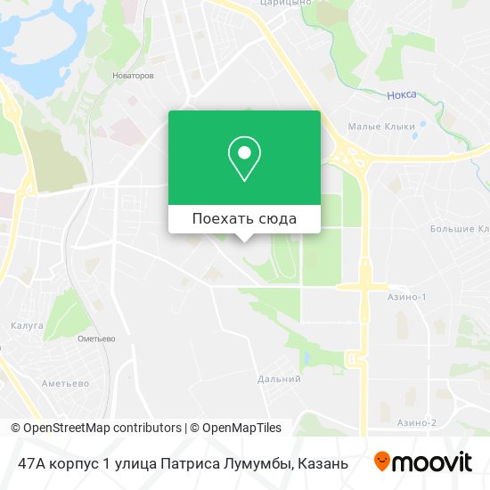 Карта 47А корпус 1 улица Патриса Лумумбы
