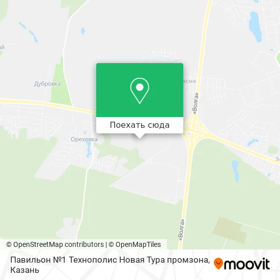 Карта Павильон №1 Технополис Новая Тура промзона