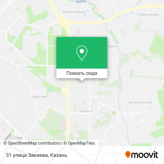 Карта 31 улица Закиева