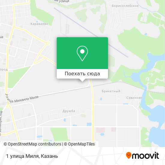 Карта 1 улица Миля