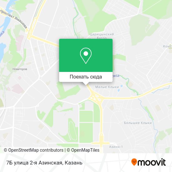 Карта 7Б улица 2-я Азинская