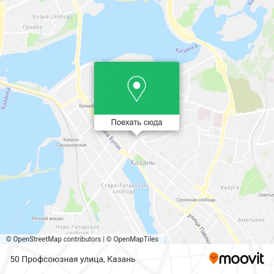 Карта 50 Профсоюзная улица