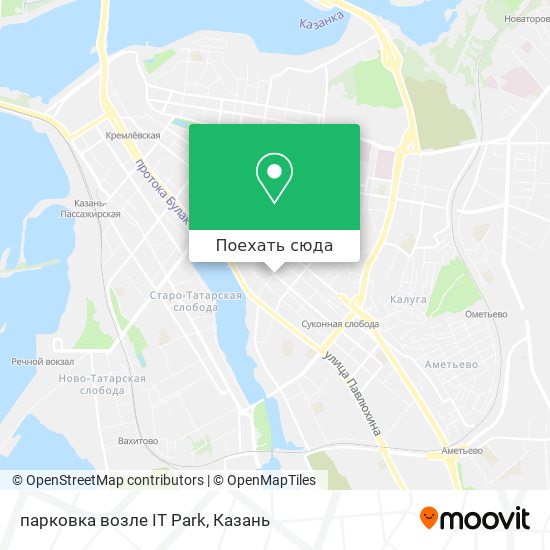 Карта парковка возле IT Park
