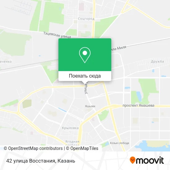Карта 42 улица Восстания
