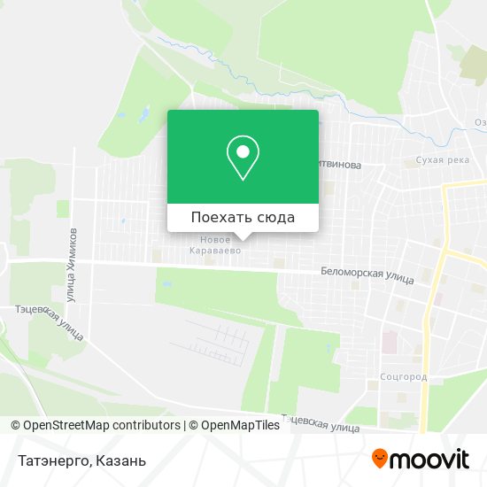 Карта Татэнерго