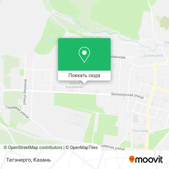 Карта Татэнерго