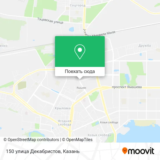 Карта 150 улица Декабристов