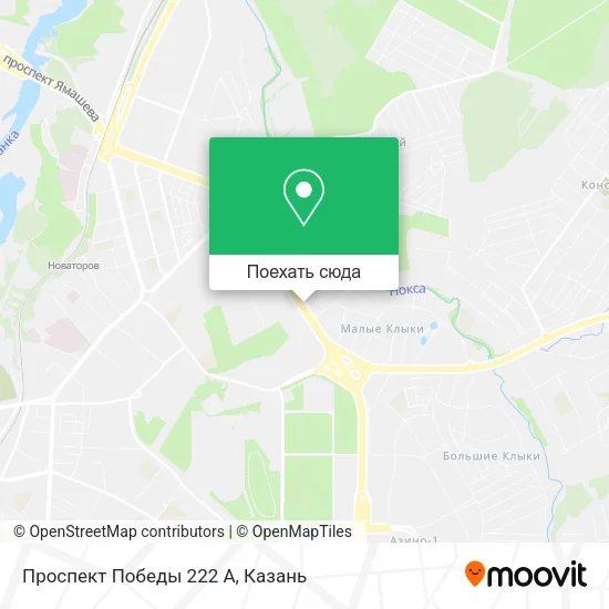 Карта Проспект Победы 222 А